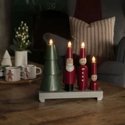 Adventsljusstake Tomte
