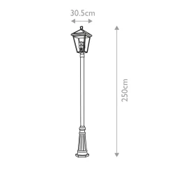 Alford Place 250cm stolpe