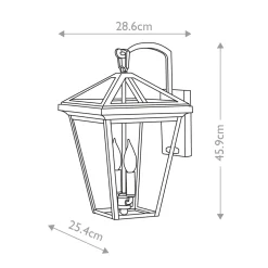 Alford Place 46cm utelampa