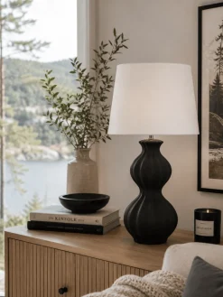 Amfora 67cm bordslampa