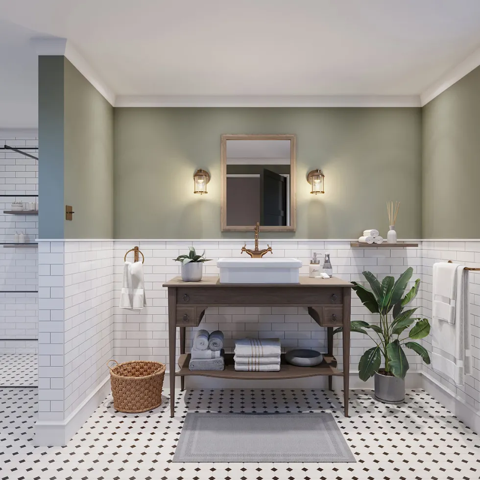 Ashland Bay 20cm badrumslampa