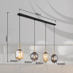 Blacky 110cm taklampa