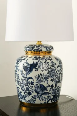 Blomstermåla 43cm bordslampa