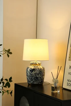Blomstermåla 43cm bordslampa