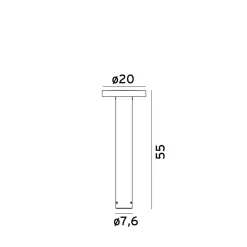 Borg 55cm pollare