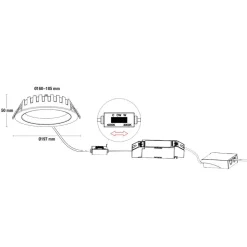 City Downlight 16/20/24W