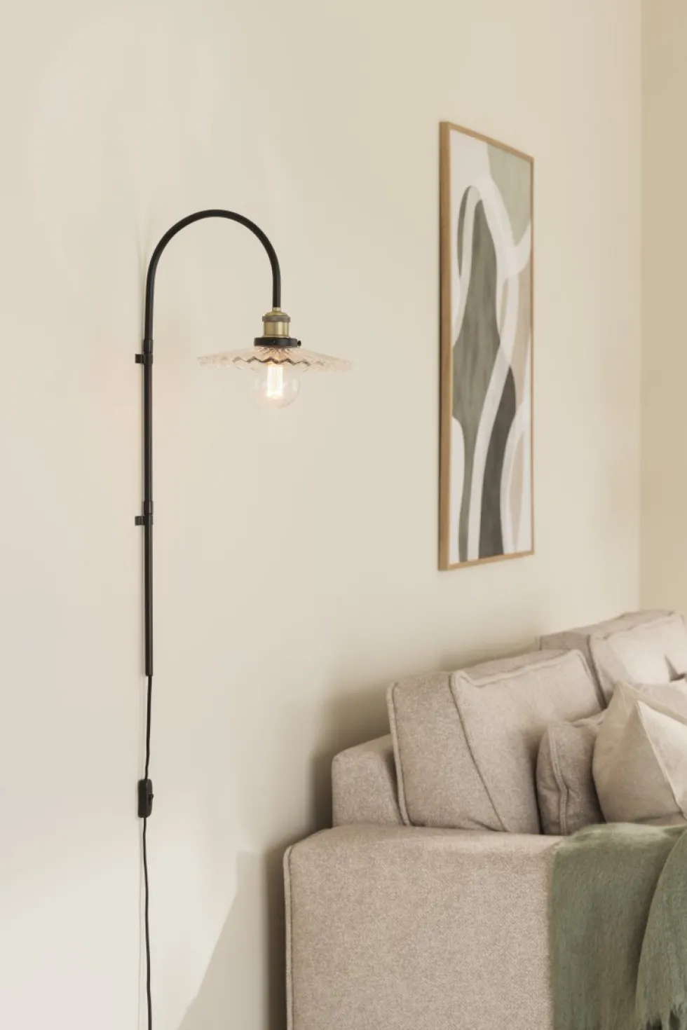 Cobbler 38cm vägglampa