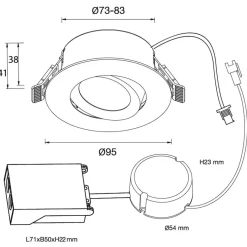 D-007 Downlight 1800-3000K