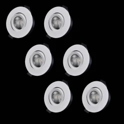 D-007 Downlight 2700K 6-pack