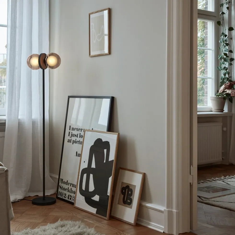 Discus golvlampa