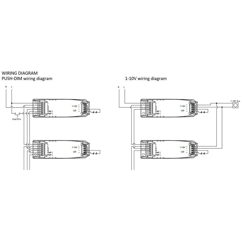 D-MA522DP drivdon 1-10V & Push