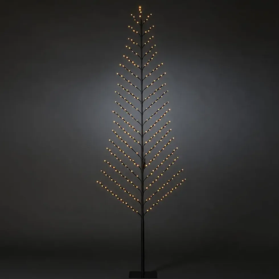 2D svart träd 240cm