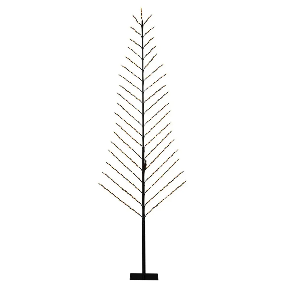 2D svart träd 240cm