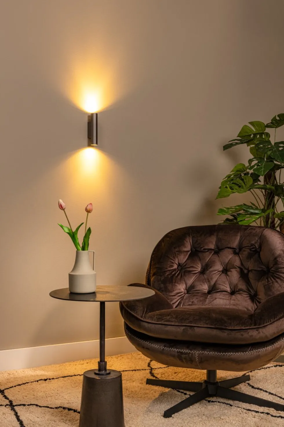 Dupla 18cm vägglampa
