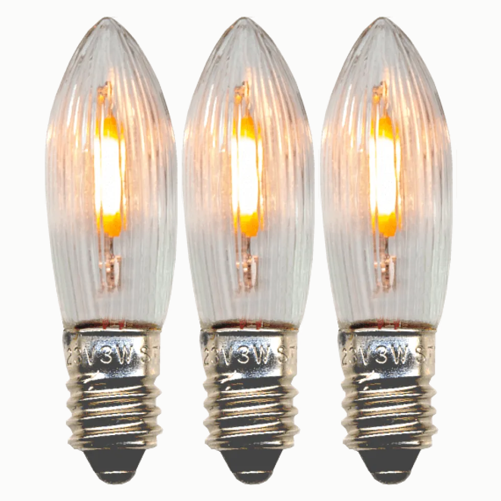 E10 LED 0,5W 3-pack