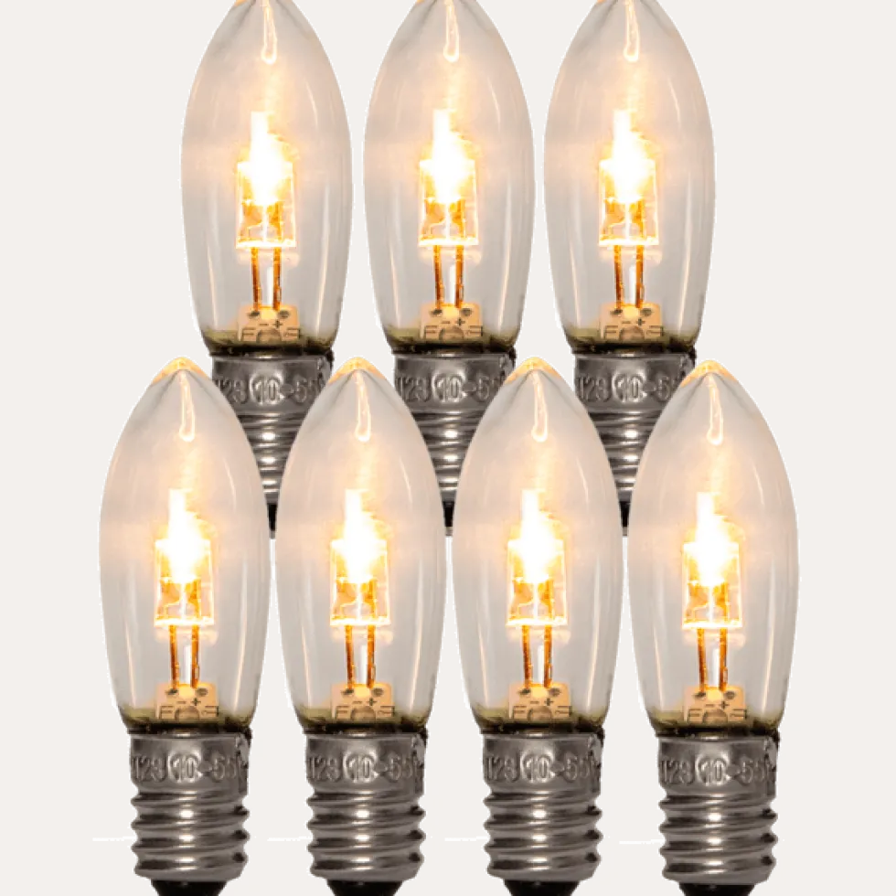 E10 LED 0,5W 10-55V 7-pack