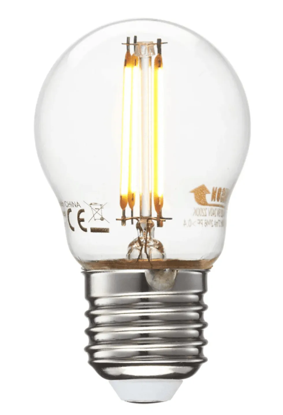 E27 4,5W 2200K 3-steg dimbar minne