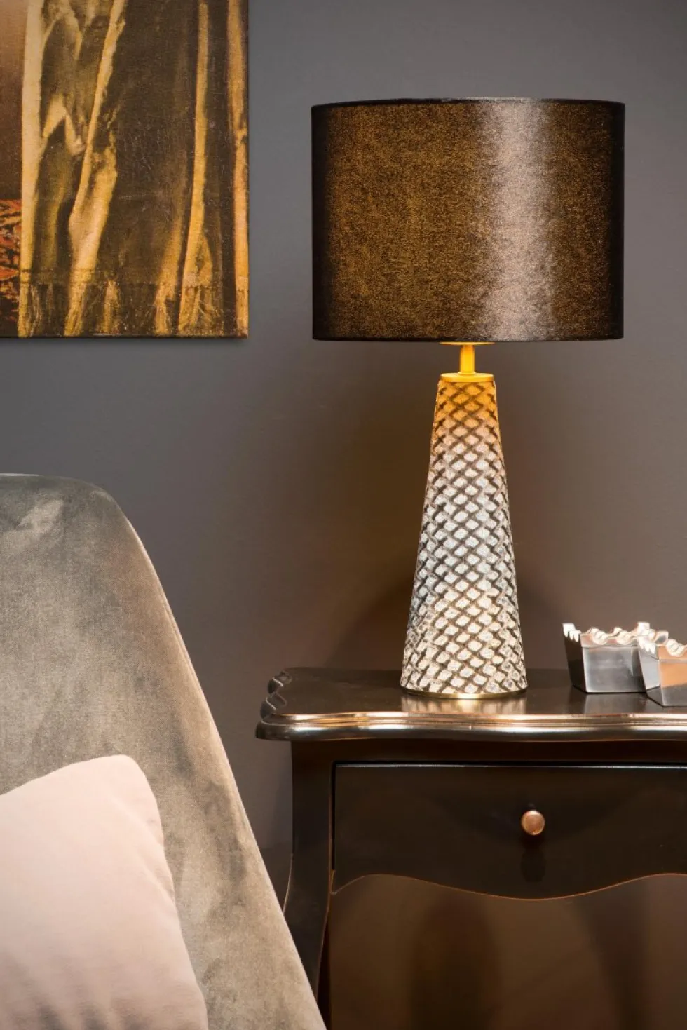 Extravaganza Velvet 47cm bordslampa
