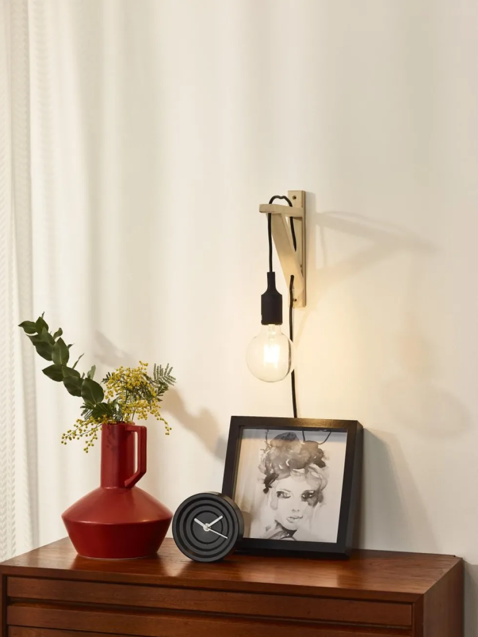 Fix 22cm vägglampa