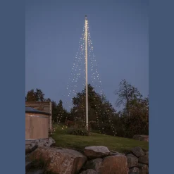 Flaggstångsbelysning Shiny Warm White 10m