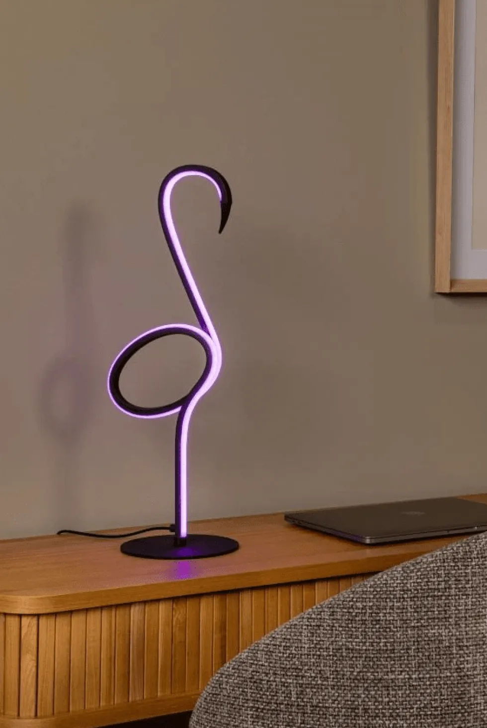 Flamingo 50cm bordslampa
