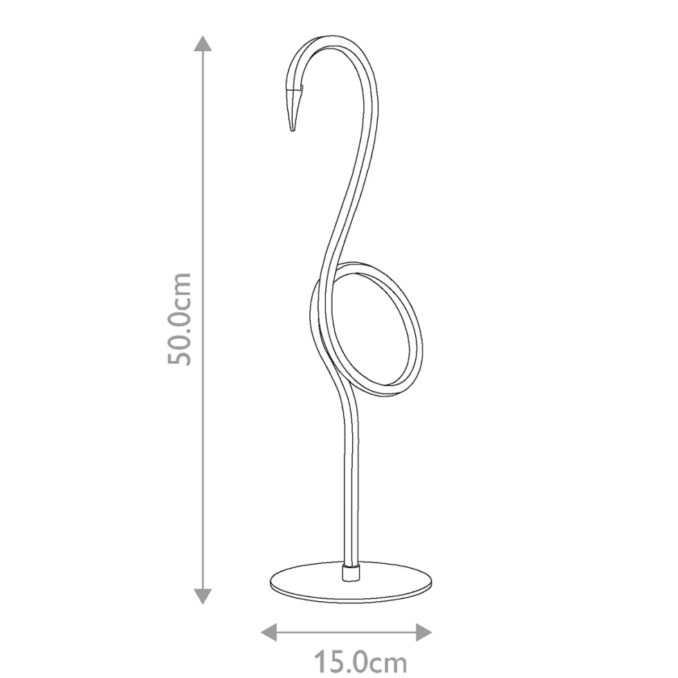 Flamingo 50cm bordslampa