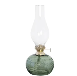 Fotogenlampa Oval Blomma