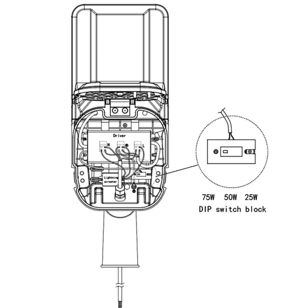 Gaty Stolparmatur 25/50/75W