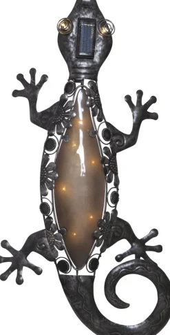 Gecko solcellslampa