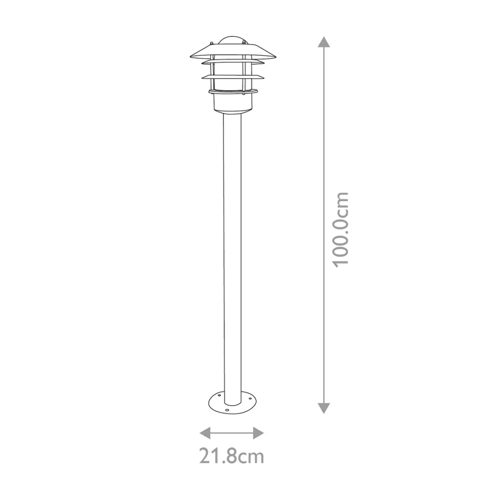 Helsingor 100cm pollare