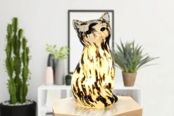 Katt 22cm bordslampa