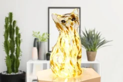 Katt 22cm bordslampa