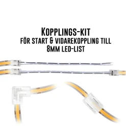 Kopplings-kit till Cobby 8mm