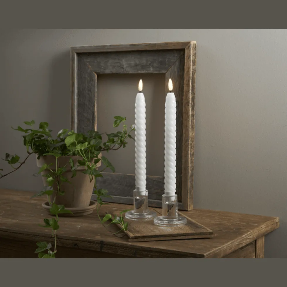 LED Antikljus Flamme Swirl