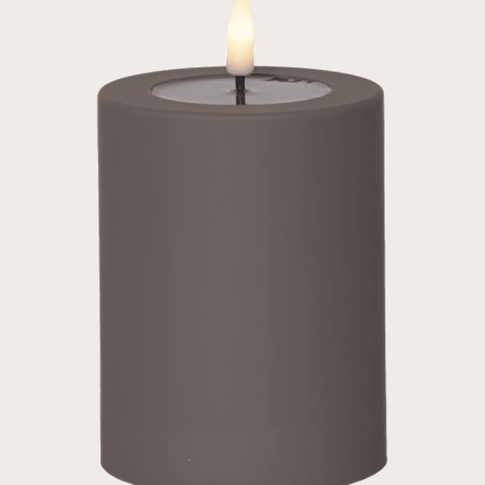 LED Blockljus Flamme Soft 13cm