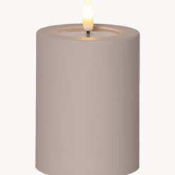 LED Blockljus Flamme Soft 13cm
