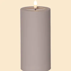LED Blockljus Flamme Soft 18cm
