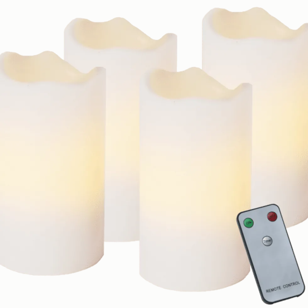 LED Blockljus 4-pack