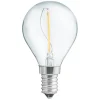 LED E14 klot klar 1W 2700K