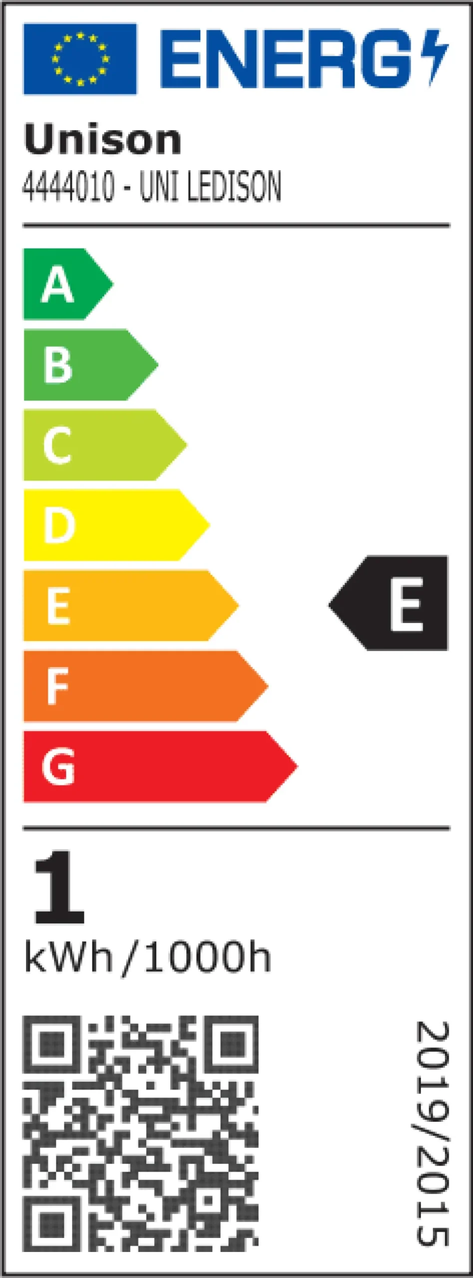 LED E14 klot klar 1W 2700K