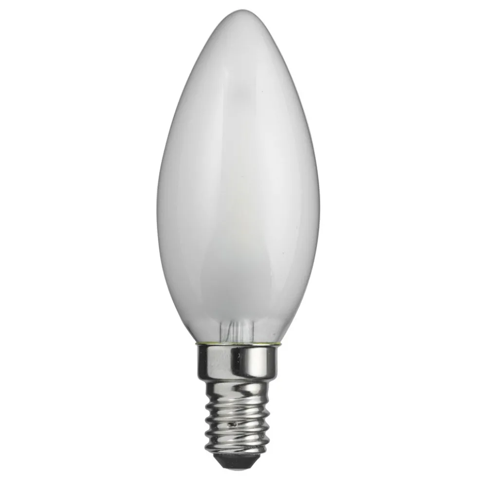 LED E14 kronljus matt 0,8W 2700K