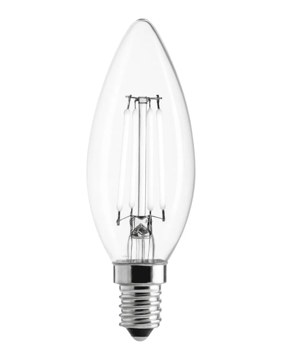 LED E14 kronljus 0,8W 2700K Dimbar