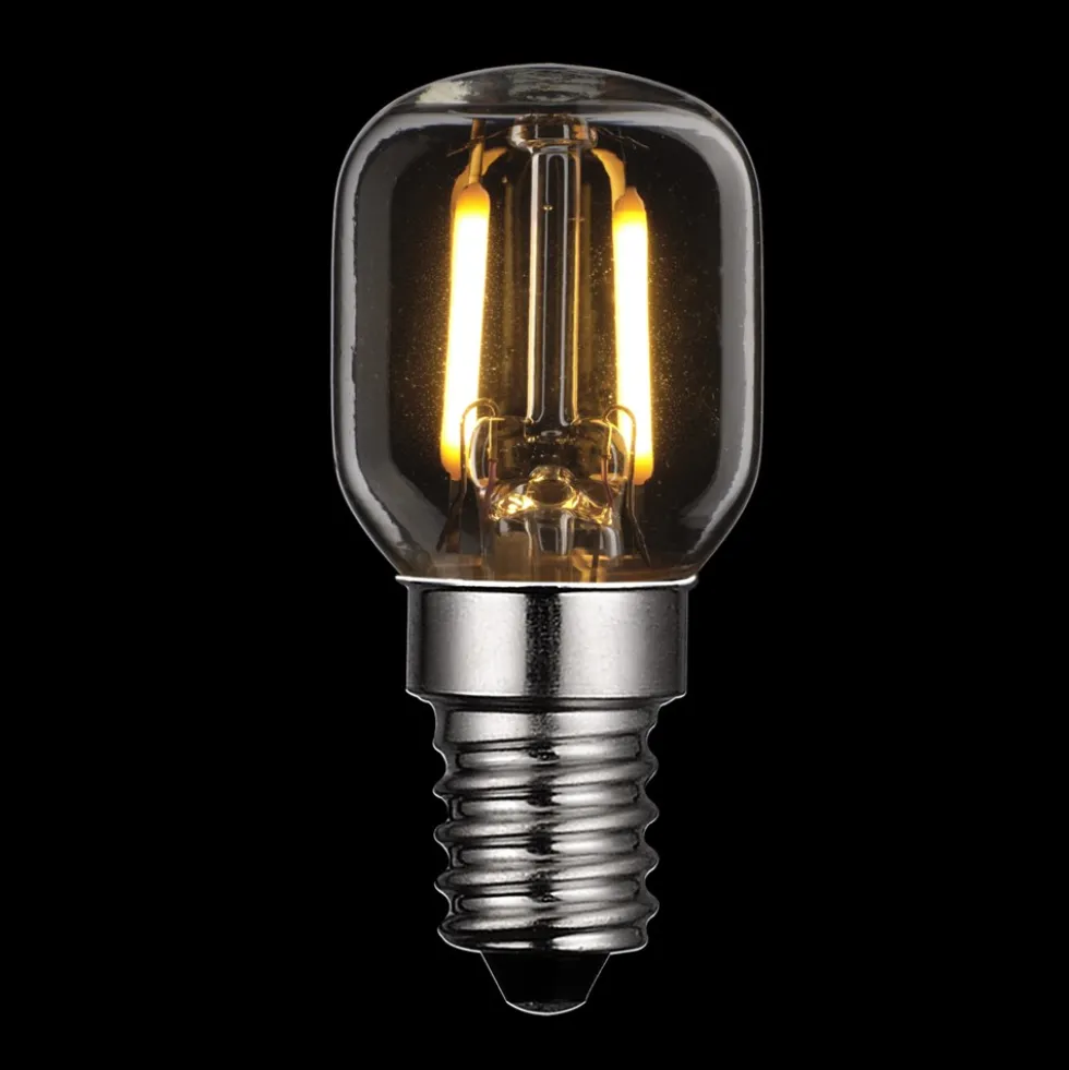 LED E14 päron 1,2W 2200K dimbar