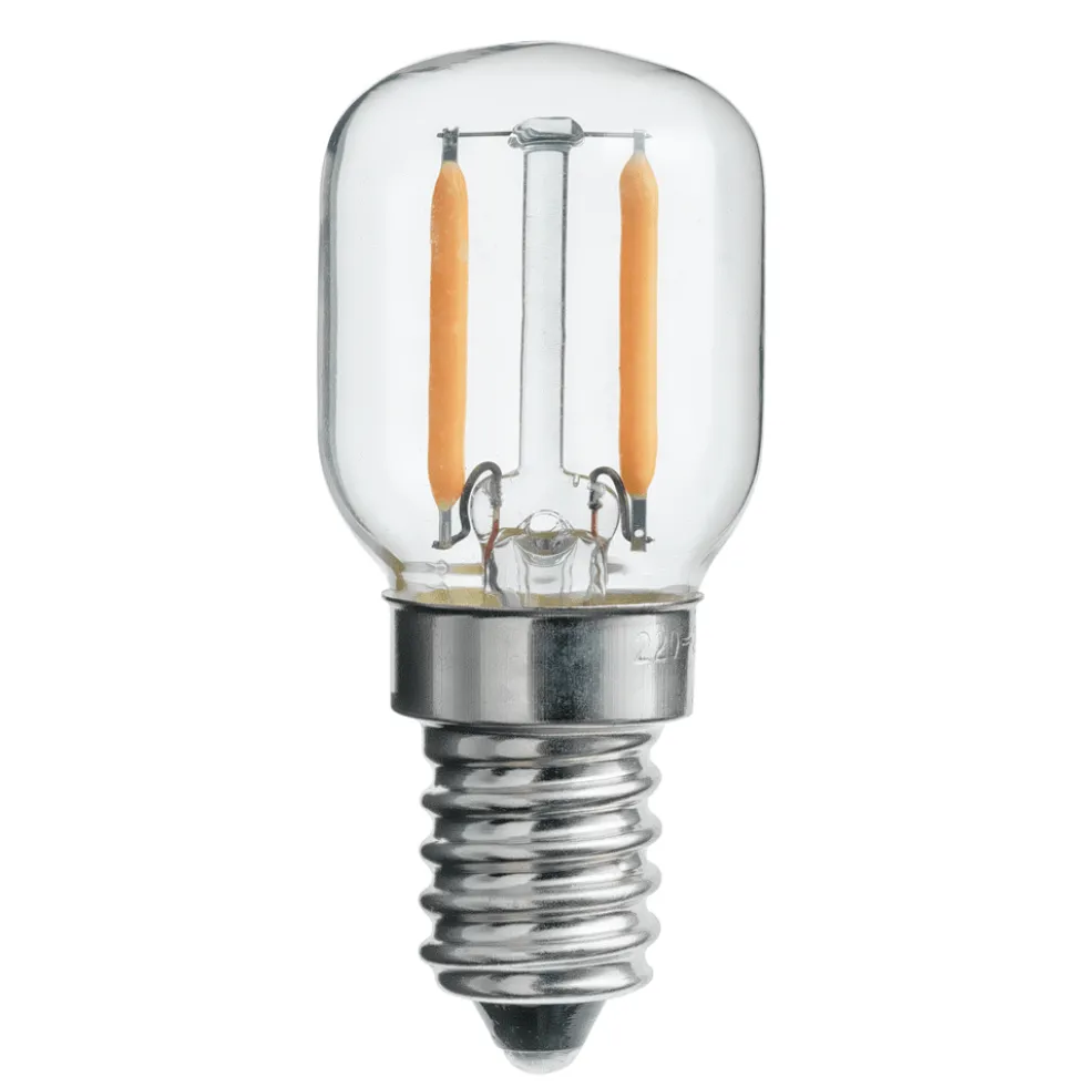LED E14 päron 1,2W 2200K dimbar