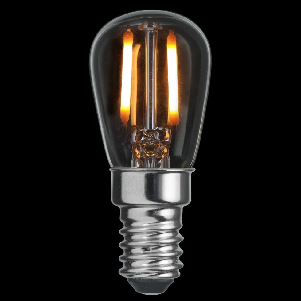 LED E14 päron 0,8W 2200K dimbar