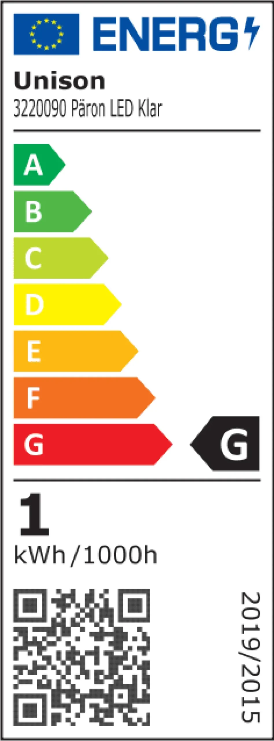 LED E14 päron 0,8W 2200K dimbar