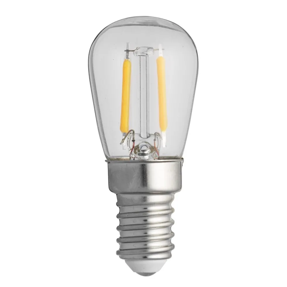 LED E14 päron 0,8W 2200K dimbar