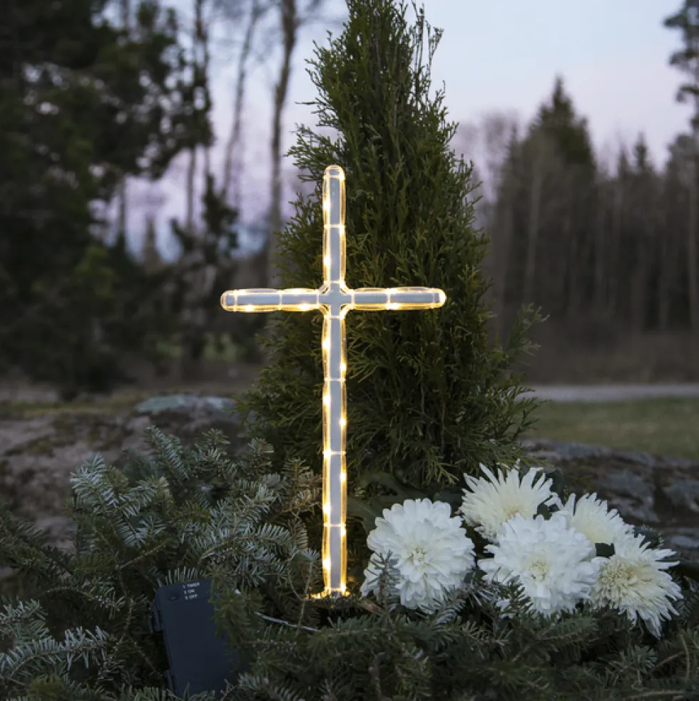 LED Gravljus GraveCross