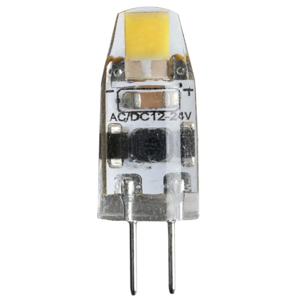 LED G4 silikon 12V 1,1W 3000K dimbar