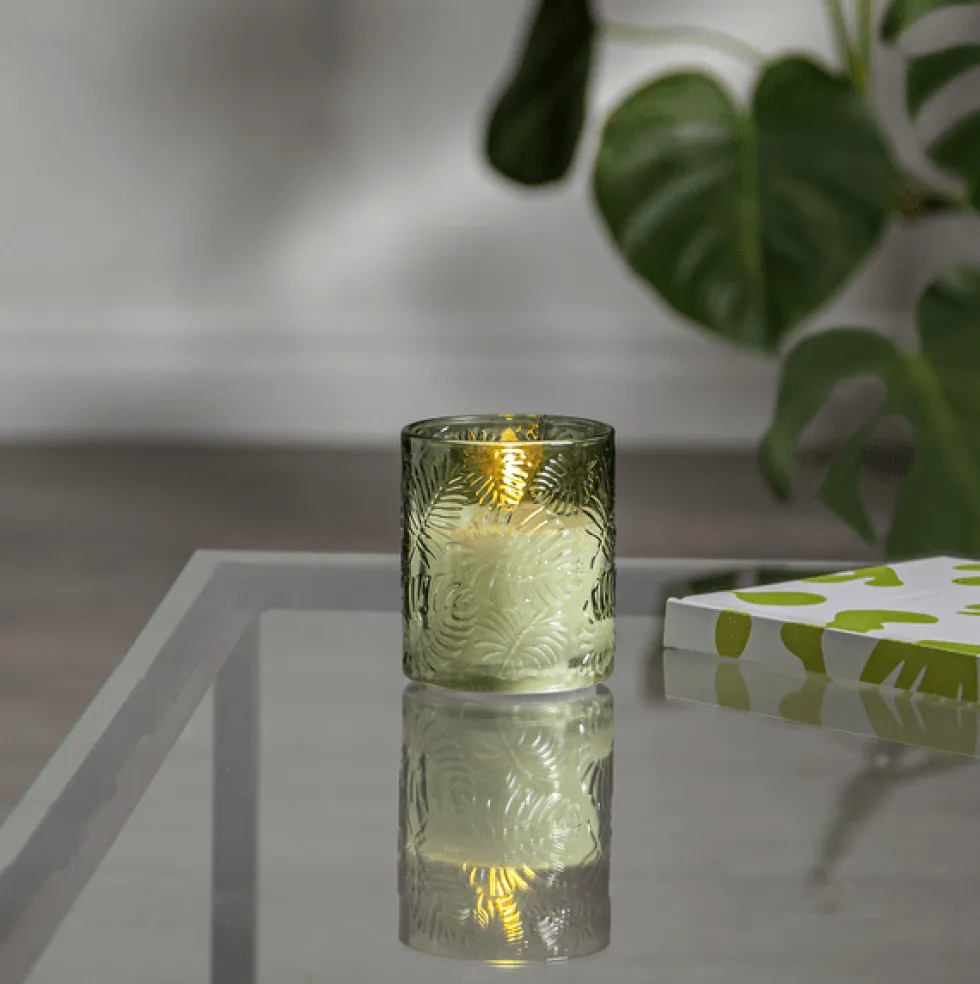 LED Ljus Flamme Leaf